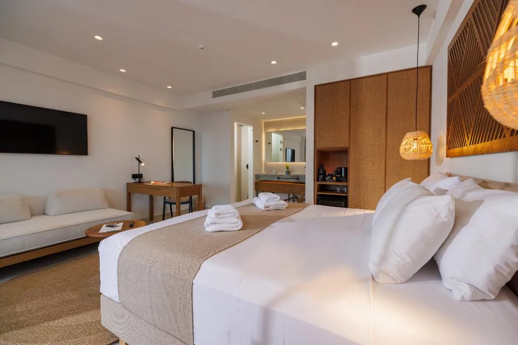 JUNIOR SUITE DELUXE SEA VIEW Room, Deos Luxury Suites, Crete