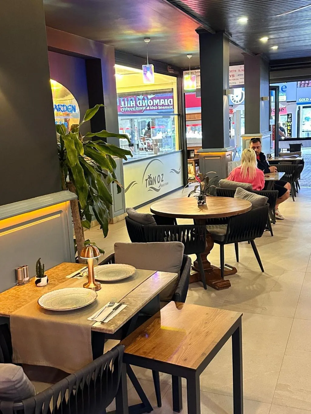 Restaurant, Tonoz Beach Hotel, Dalaman