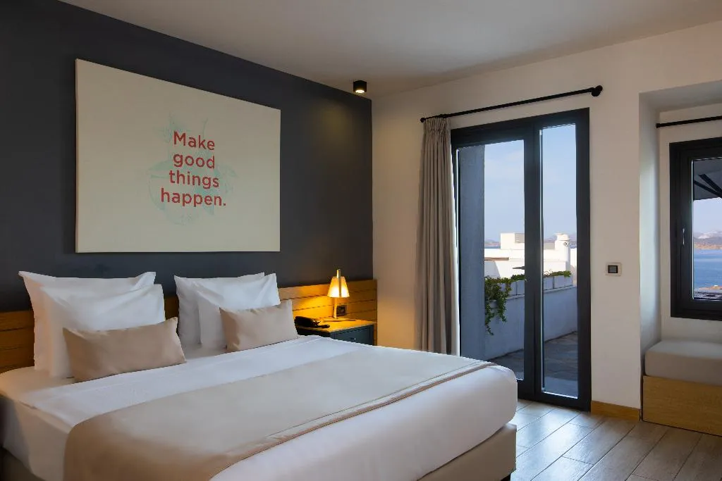 DOUBLE DELUXE SEA VIEW WITH BALCONY Room, Senses Hotel Bodrum, Bodrum