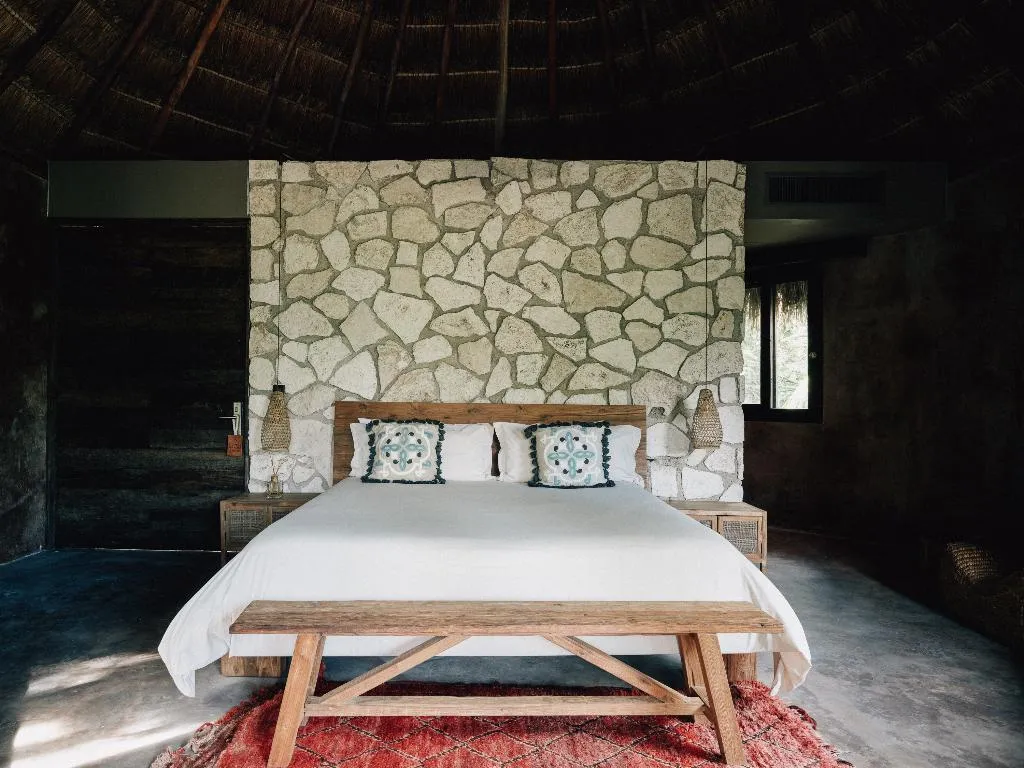 DOUBLE KING SIZE BED Room, Nômade Temple Tulum, Cancun Area