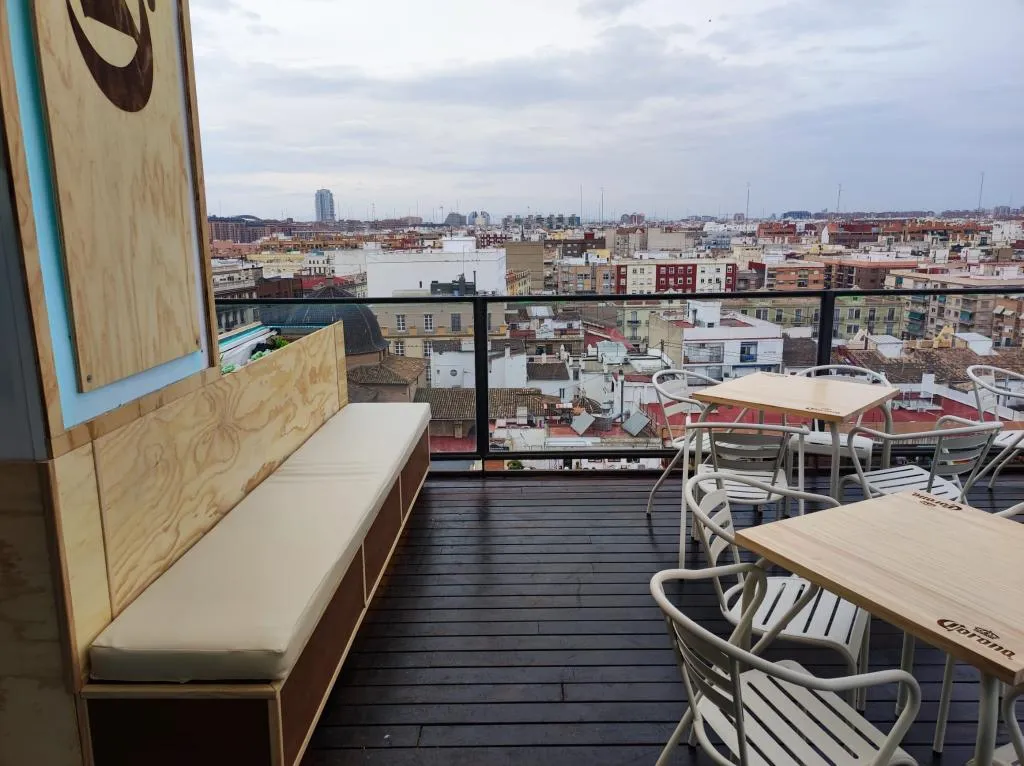 Terrace, Hotel Atarazanas, Valencia