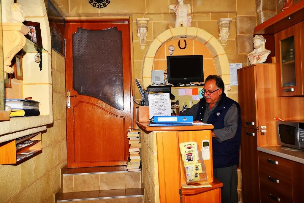 Lobby, Olympos Pension, Rhodes