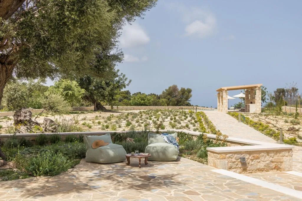 Terrace, Kapsaliana Village Hotel, Crete