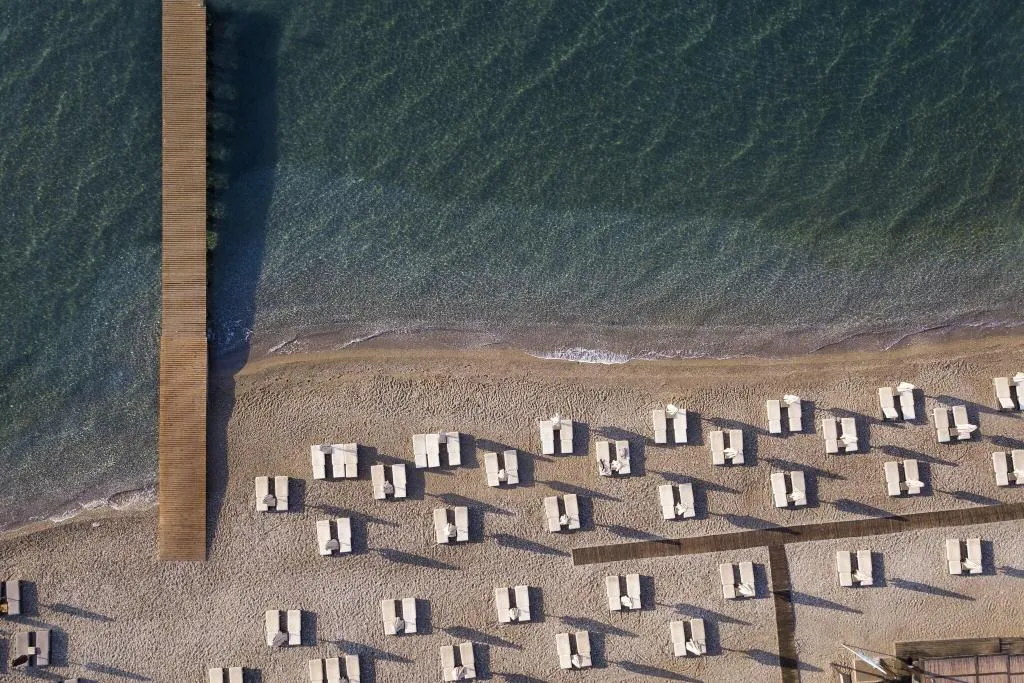 Beach, Doryssa seaside resort, Samos