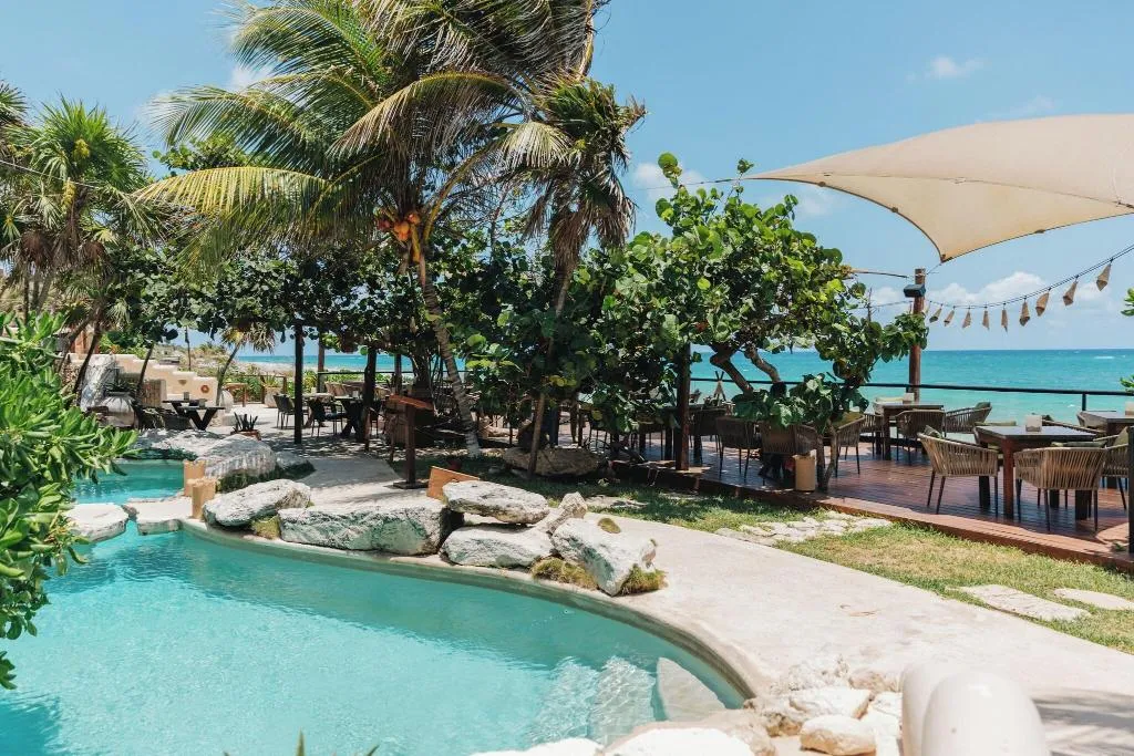 Restaurant, Mezzanine Tulum Colibri Boutique Hotels Adults Onl, Cancun Area