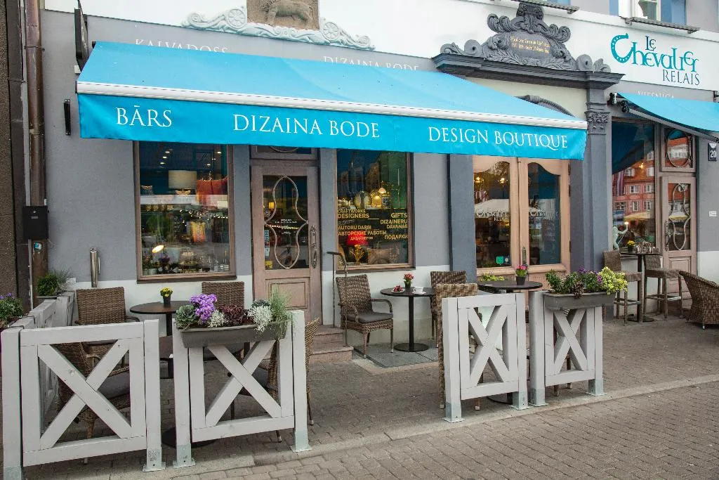 Terrace, Relais Le Chevalier, Riga