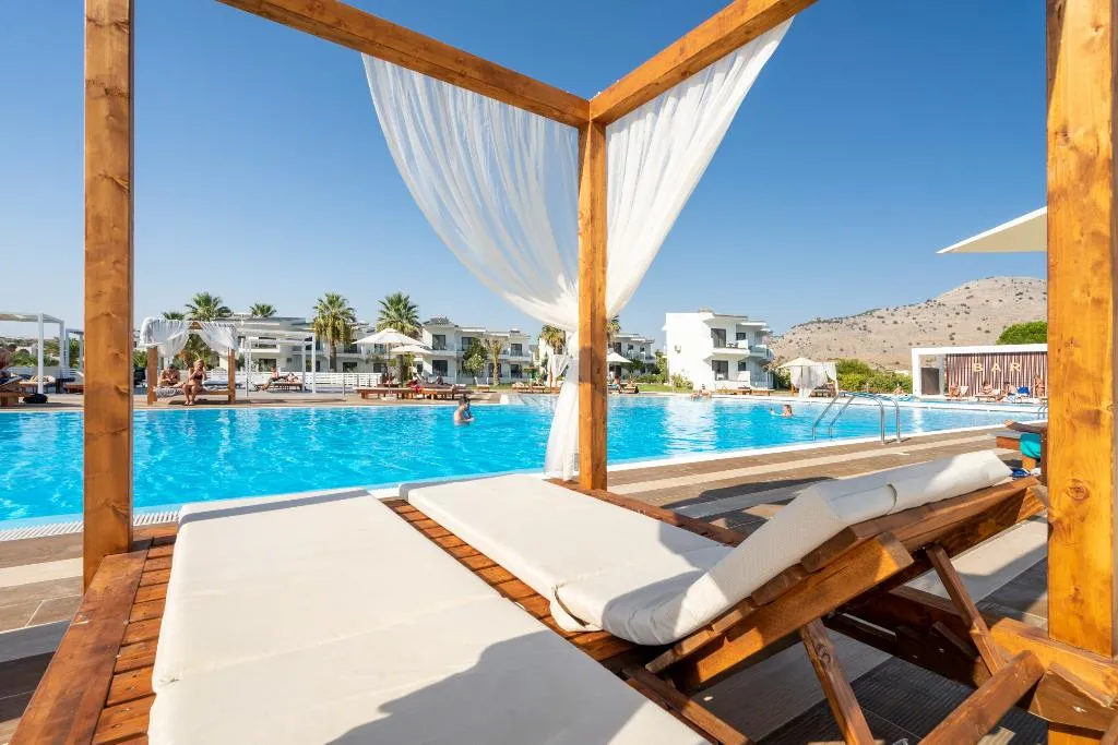 General view, Kamari Beach Hotel, Rhodes, Rhodes