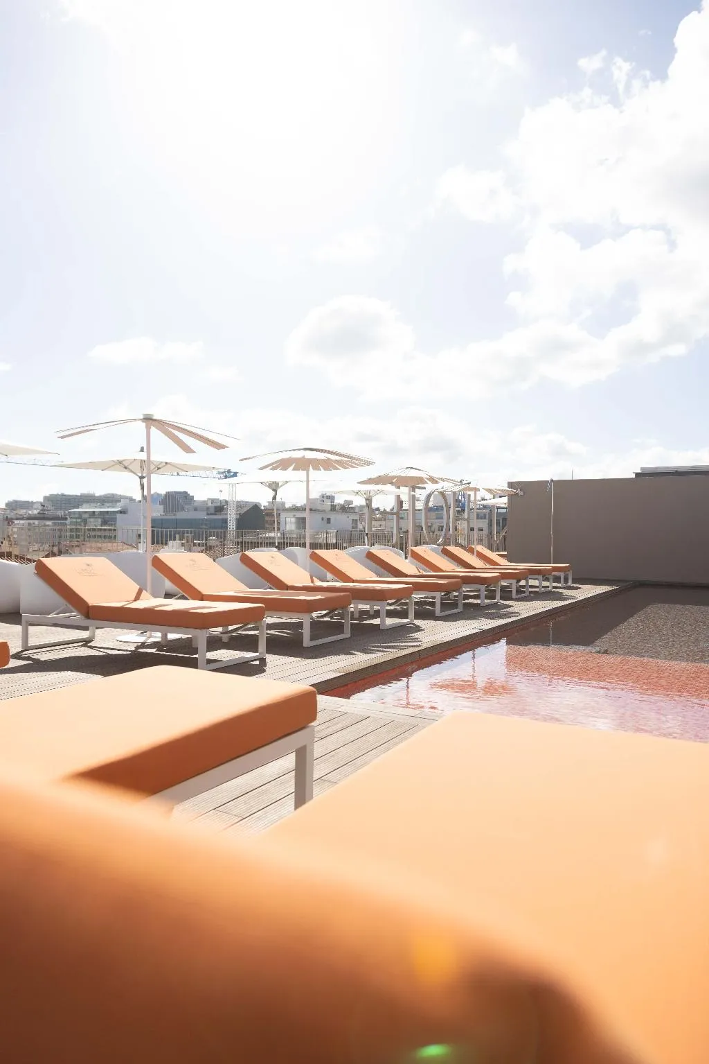 Pool, Lumen Hotel and The Lisbon Light Show, Lisbon