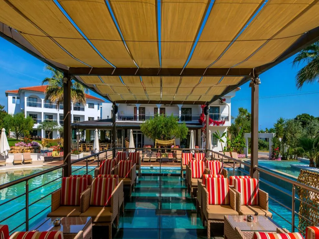 Terrace, Flegra Palace, Halkidiki