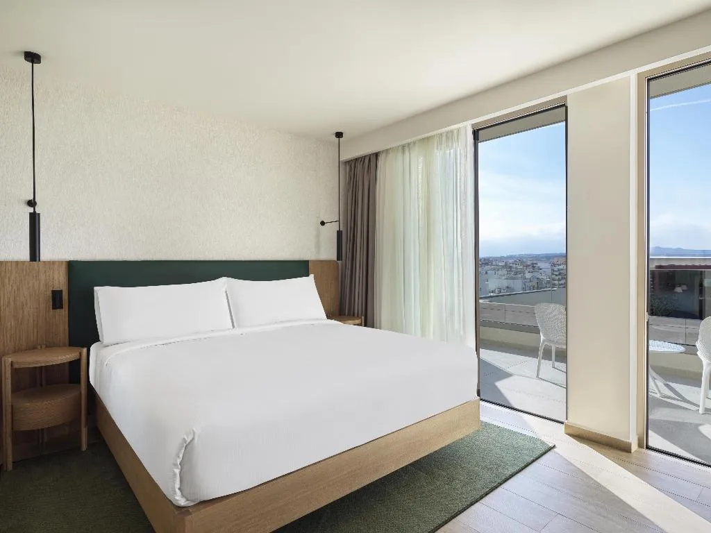 DOUBLE KING SIZE BED Room, Hilton Garden Inn Chania City, Crete