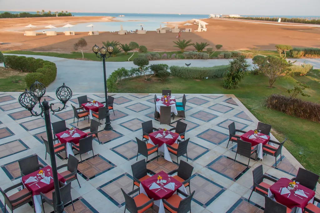 Terrace, Gravity Hotel Aqua Park Hurghada, Red Sea Riviera