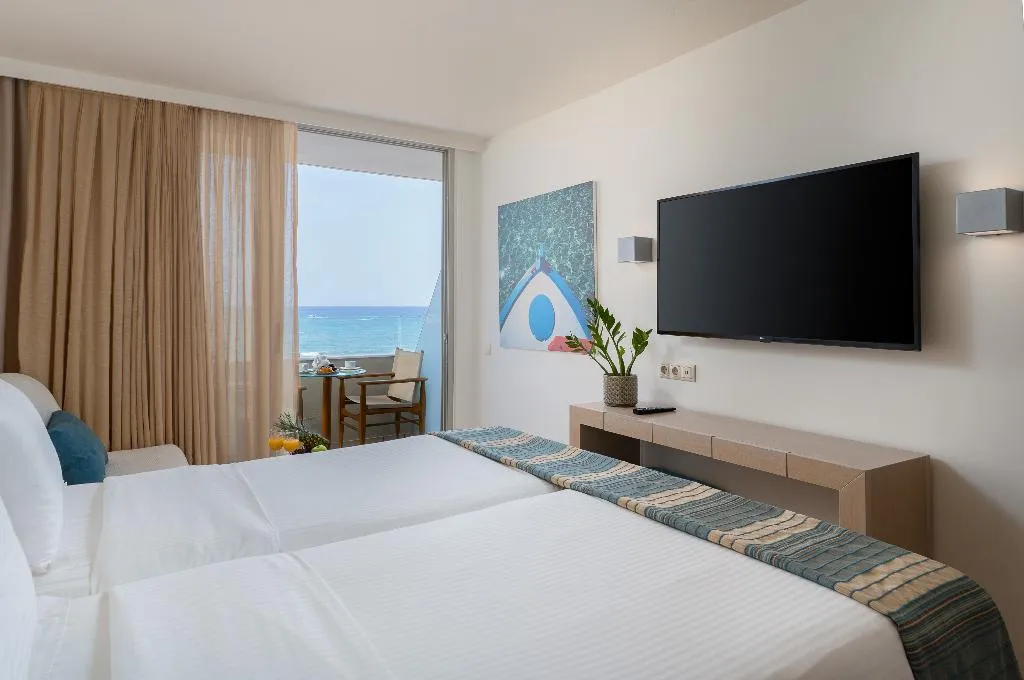 JUNIOR SUITE SEA VIEW Room, Kriti Beach, Crete
