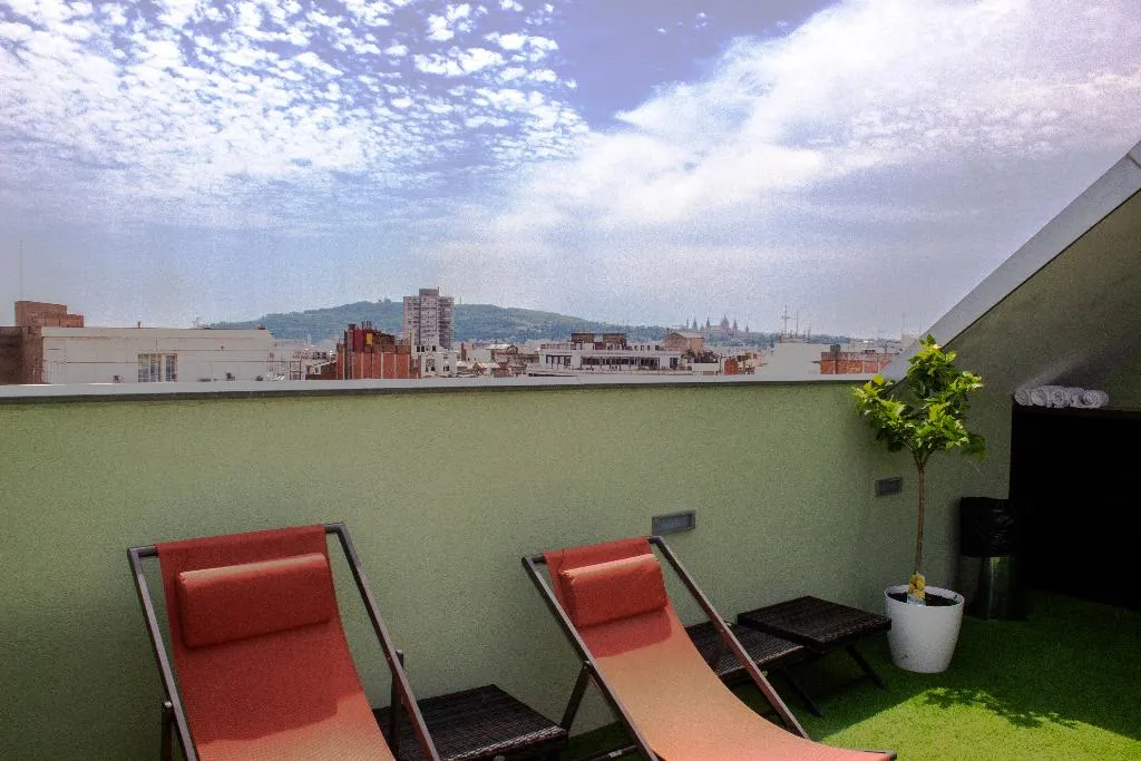 Terrace, 1881 Barcelona Gran Rosellon Hotel, Barcelona