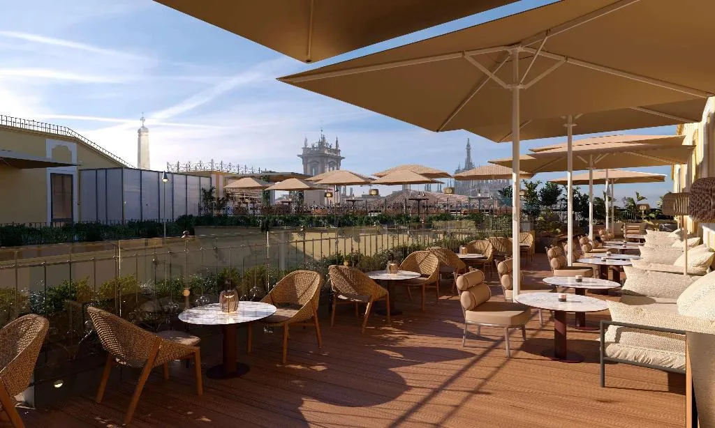 Terrace, Palazzo Cordusio A Gran Melia Hotel, Naples