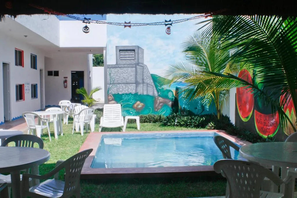 Pool, Hostal Vive La Vida, Playa Del Carmen