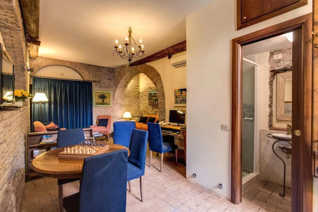 Lobby, Hotel Santa Maria, Rome