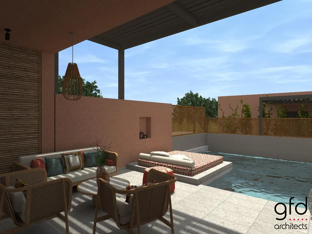 FAMILY ROOM SUPERIOR WITH PRIVATE POOL Room, Kiani Beach Resort, Crete