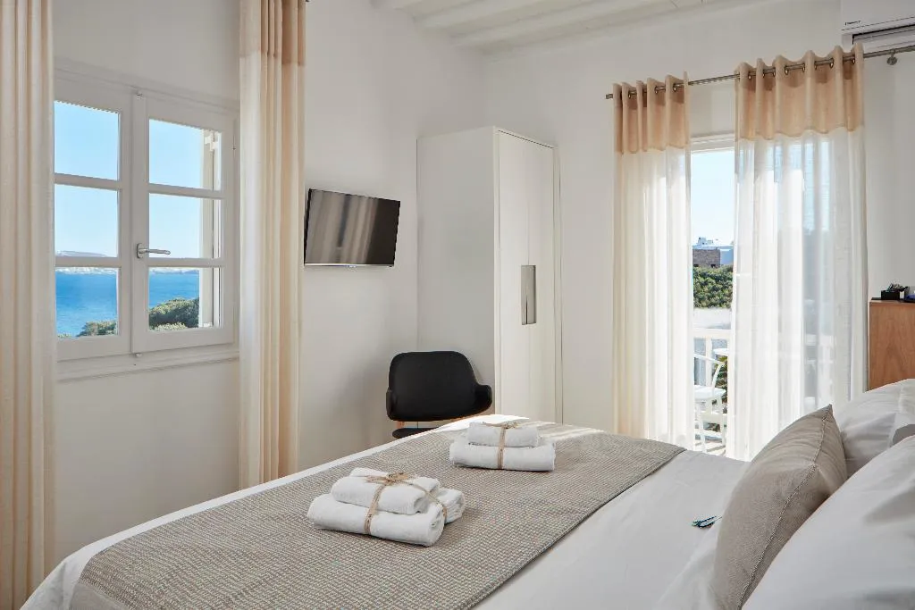 Double or Twin SUPERIOR SEA VIEW Room, Mykonos Princess Hotel, Mykonos