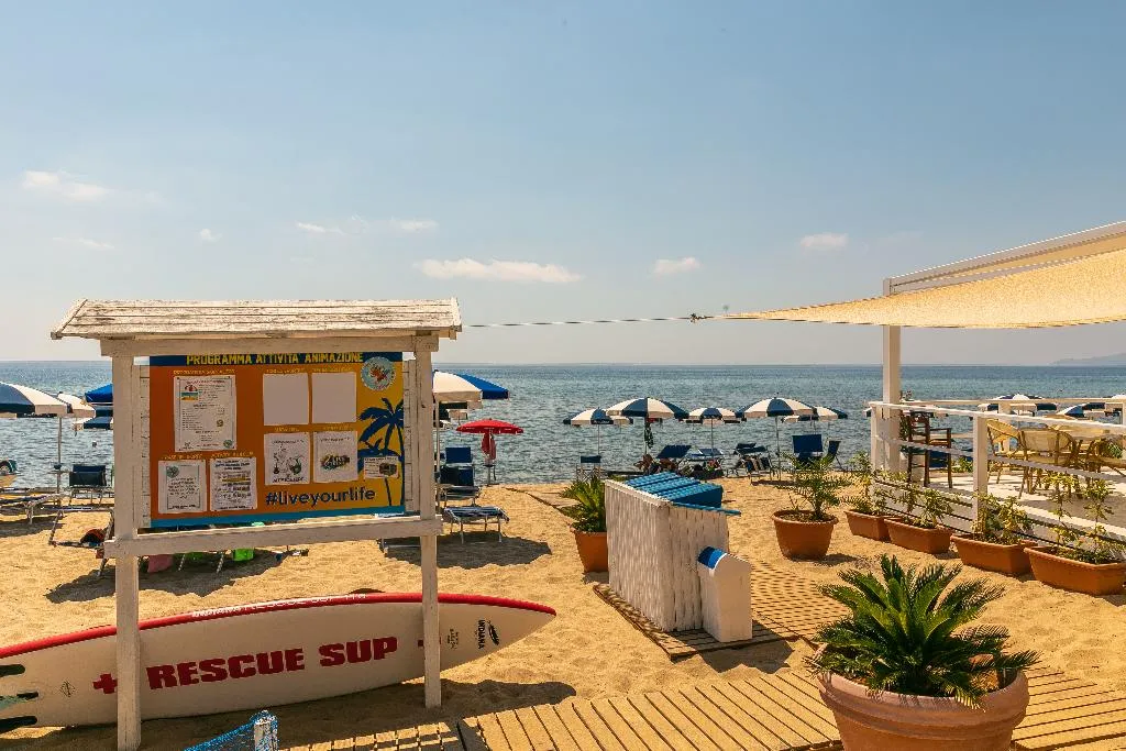 Beach, Hotel Saline Palinuro, Naples