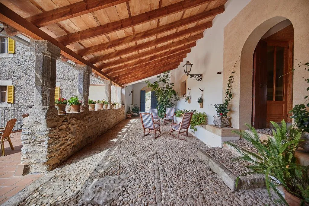 Terrace, Agroturismo Alquería Blanca, Majorca
