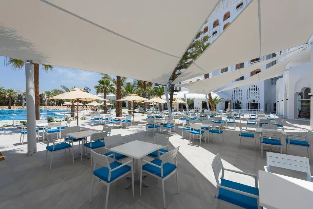 Terrace, Marhaba Palace, Tunisia