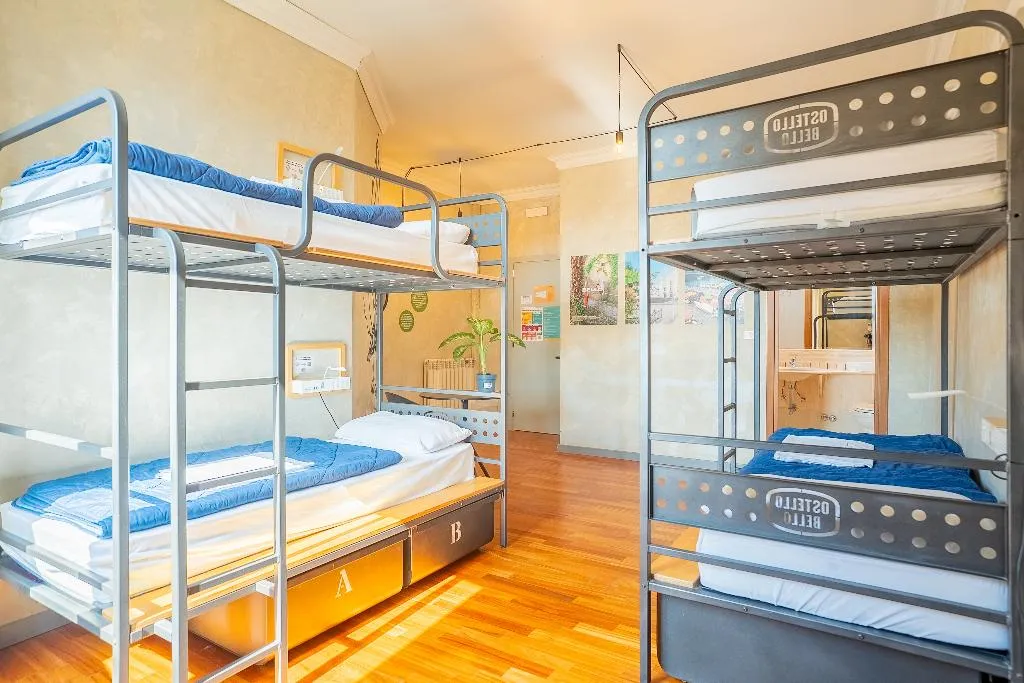 Bed in dormitory BUNK BED Room, Ostello Bello Roma Colosseo, Rome