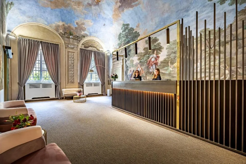 Lobby, Hotel La Scaletta, Florence