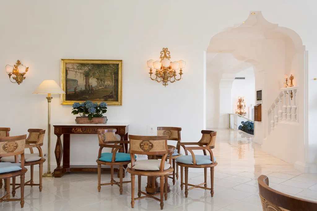 Lobby, Grand Hotel De La Ville, Naples