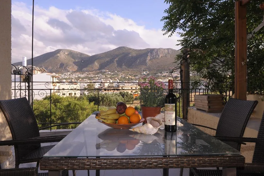Terrace, Erofili Apartments, Crete