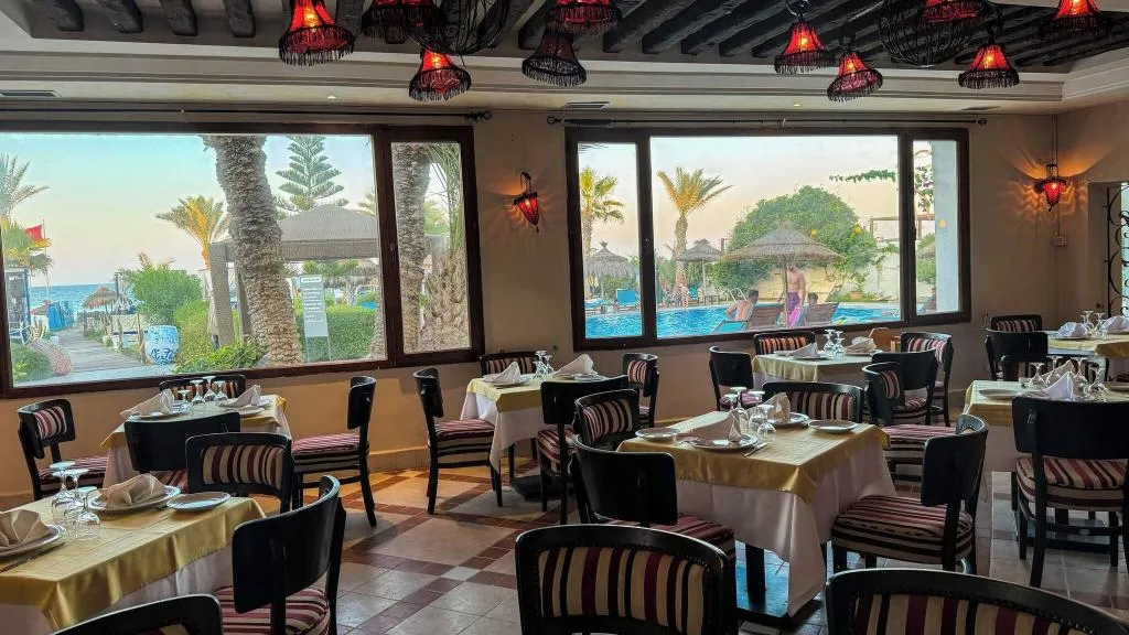 Restaurant, Dar El Bhar, Tunisia