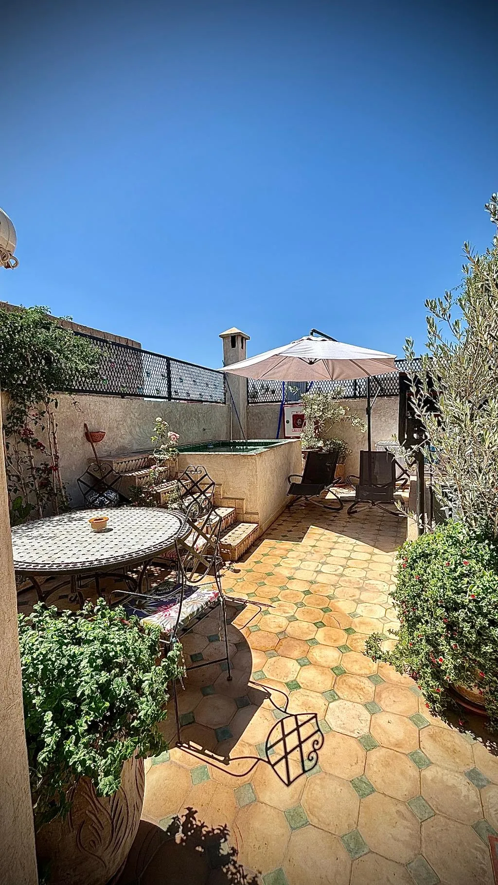 Terrace, Riad Magnolia and SPA, Marrakech