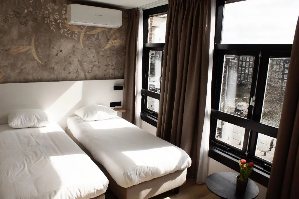 TWIN CITY VIEW TWO BEDS Room, Hotel Van Gelder, Amsterdam
