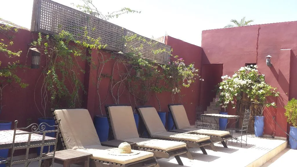Terrace, Riad Al Mansoura, Marrakech