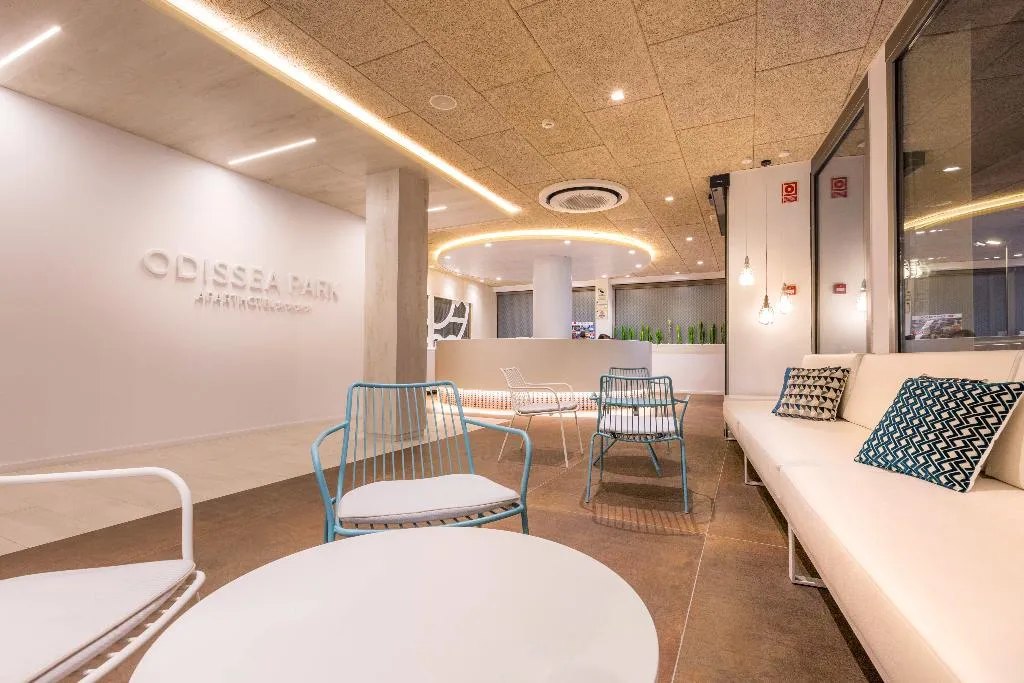 Lobby, Aparthotel Odissea Park, Costa Brava