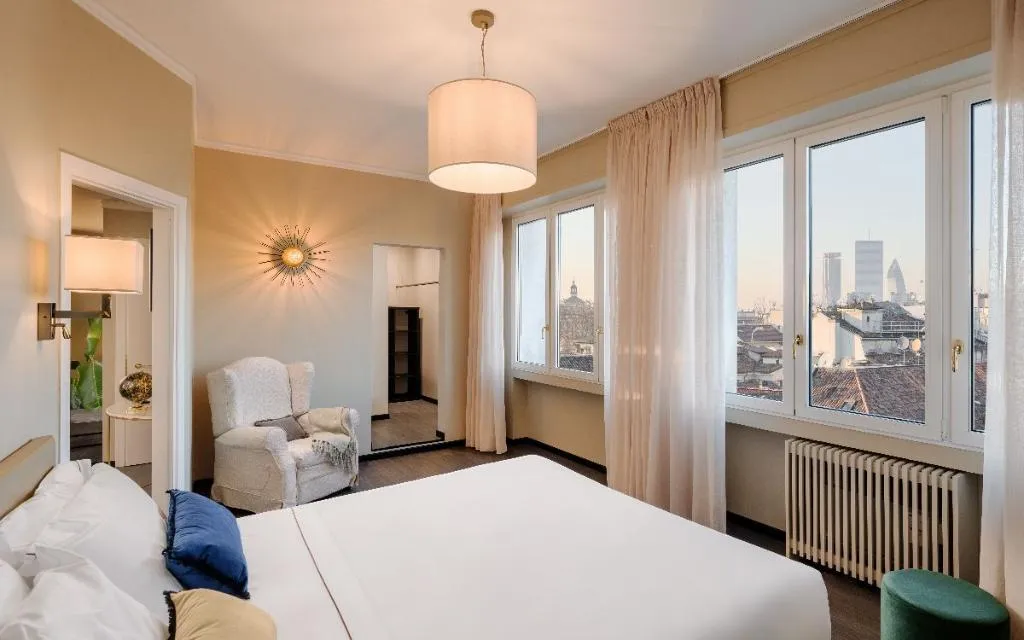 DOUBLE SINGLE USE WITH BALCONY WITH VIEWS Room, Hotel Mentana, Milan
