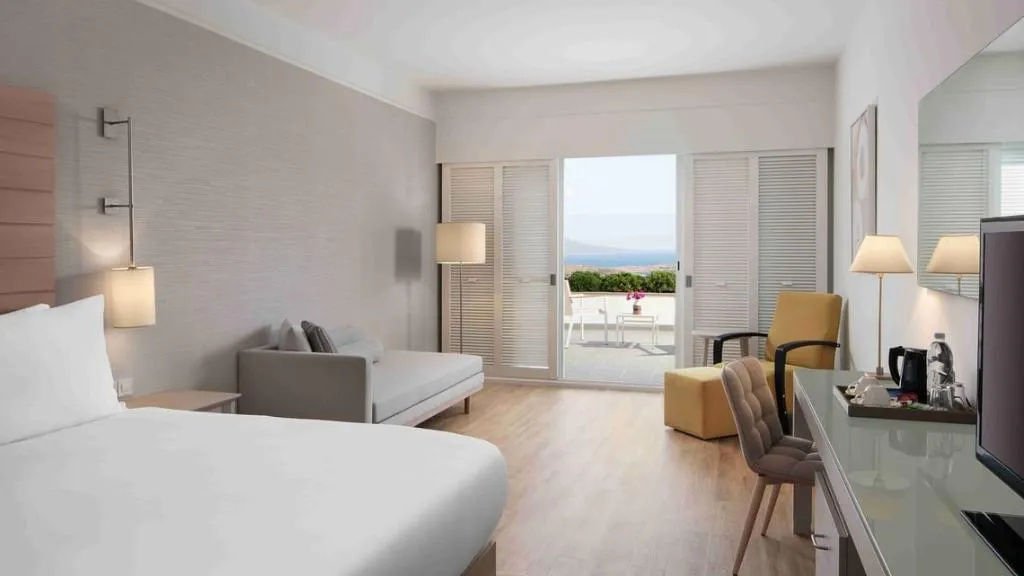 DOUBLE SINGLE USE DELUXE SEA VIEW Room, Doria Hotel Bodrum, Bodrum