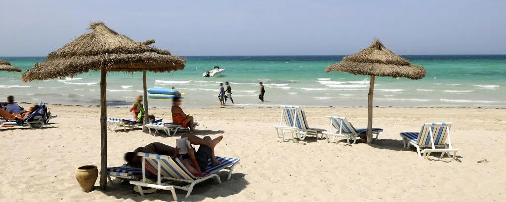 Beach, Al Jazira Beach, Tunisia