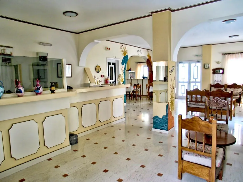 Lobby, Sellada Apartments, Santorini
