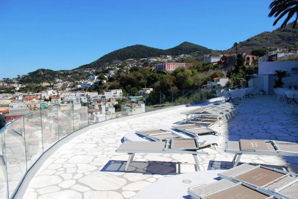 Terrace, Terme Gran Paradiso Hotel, Naples