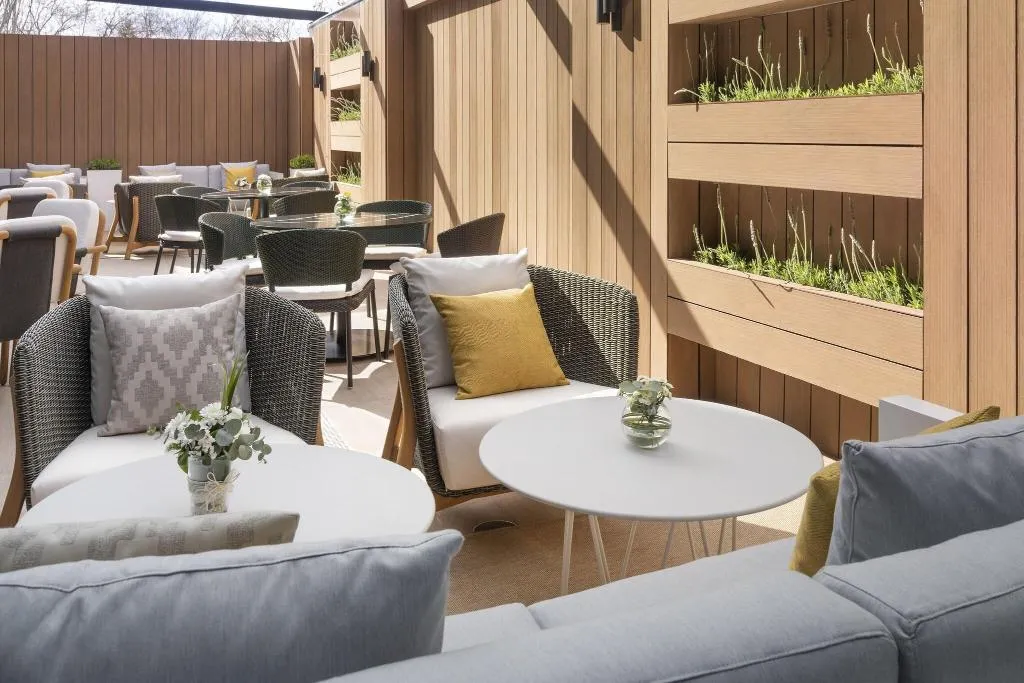 Terrace, Melia Avenida America, Madrid