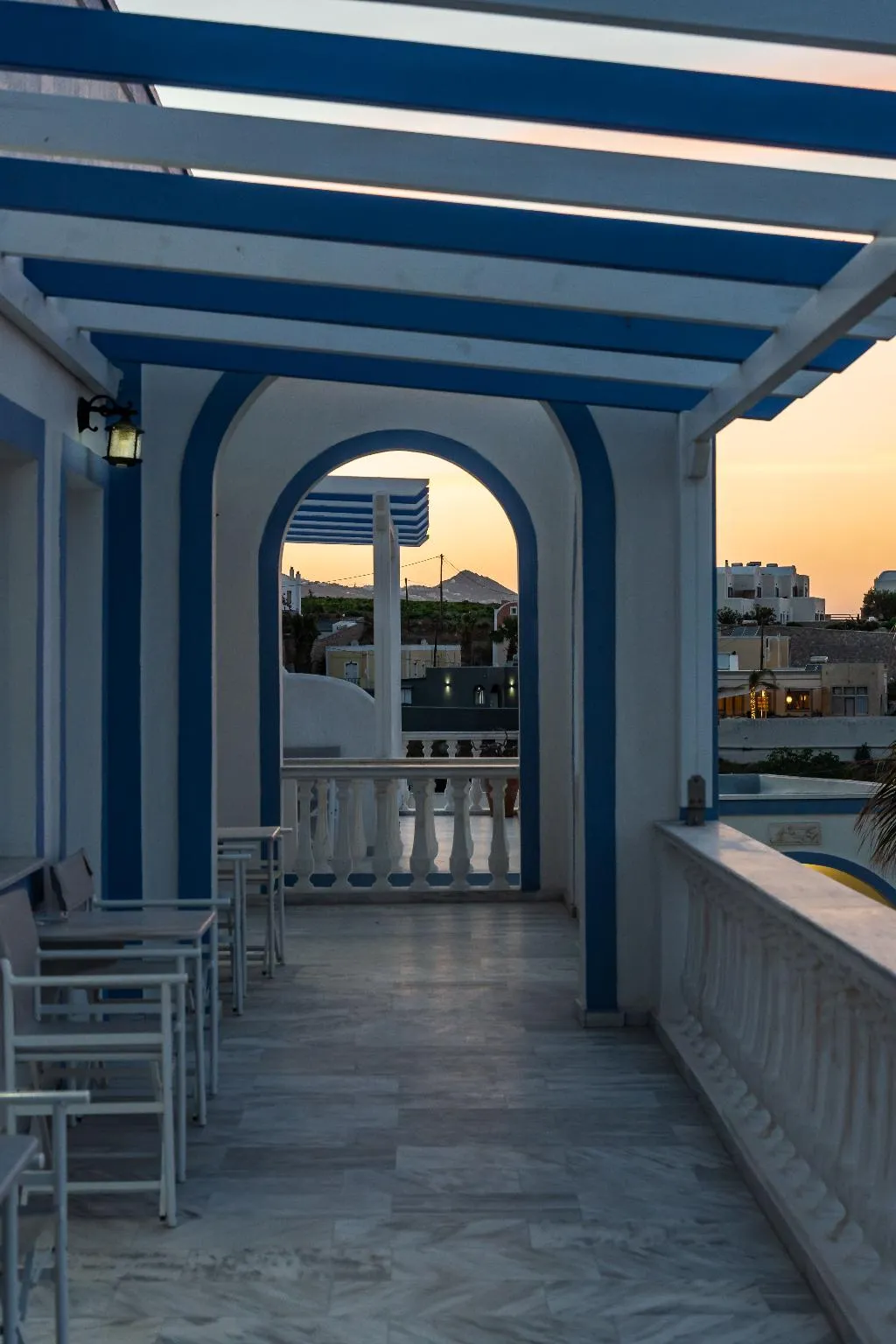 Terrace, Stavros Villas, Santorini