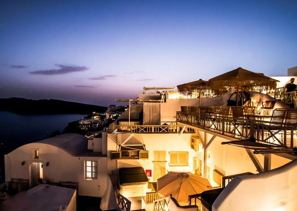 General view, Kaleidoscope Cave Houses Oia, Santorini