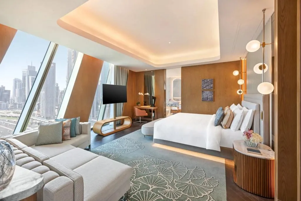 DOUBLE PREMIER WITH VIEWS Room, Mandarin Oriental Downtown, Dubai, Dubai
