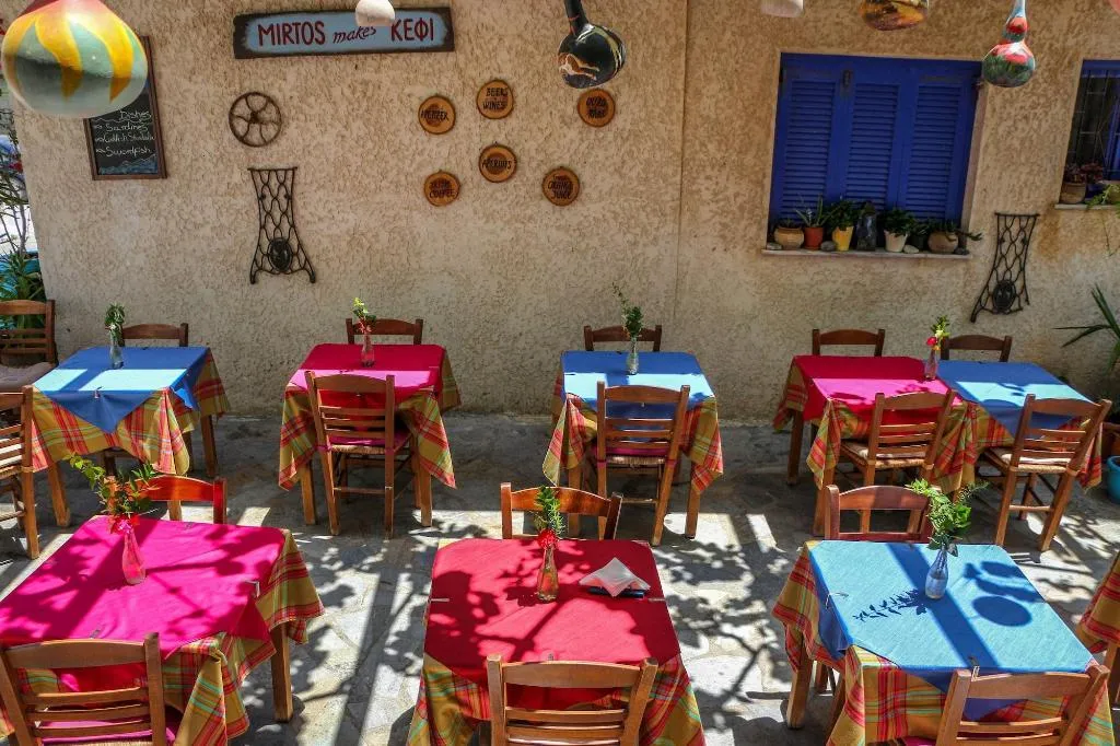 Restaurant, Myrtos Hotel, Crete