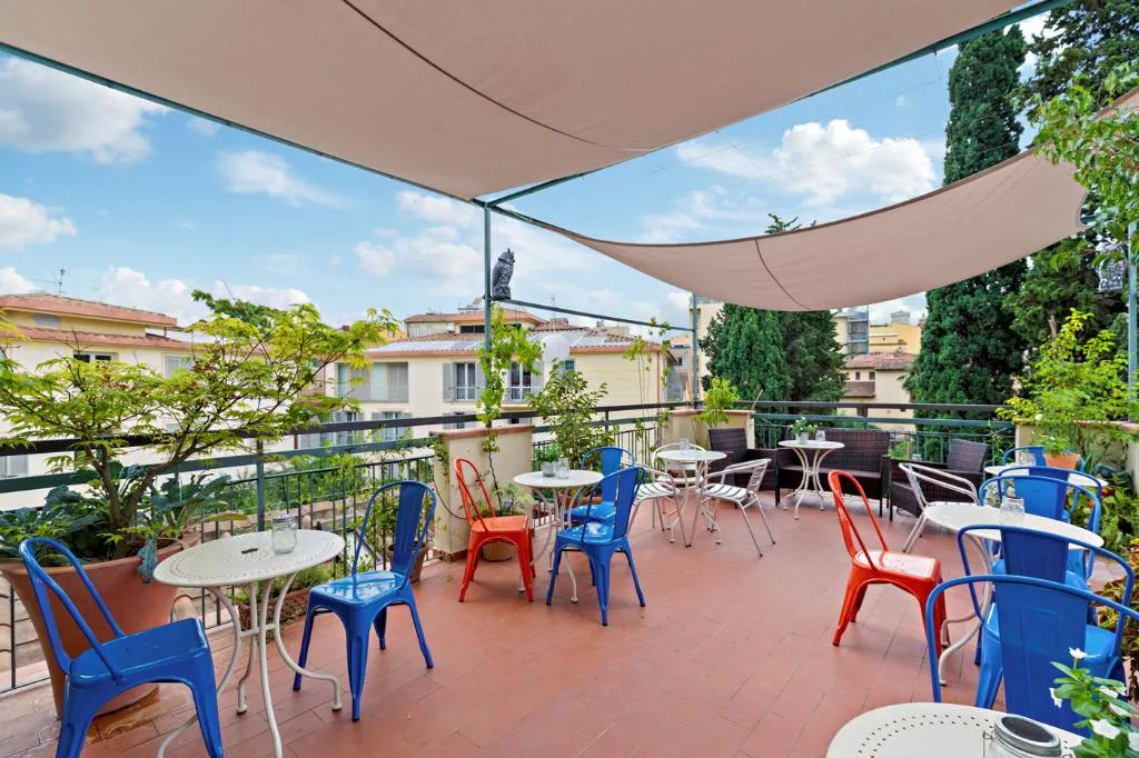 Terrace, Ostello Bello Firenze, Florence