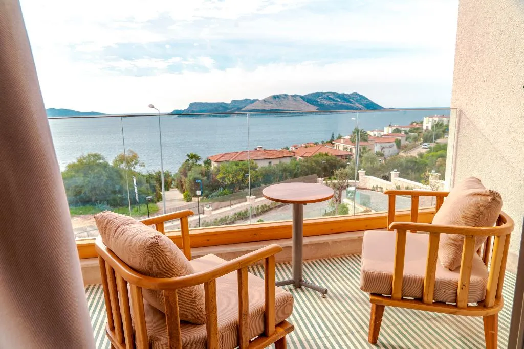 DOUBLE DELUXE SEA VIEW Room, Novva Hotels,Kaş, Dalaman