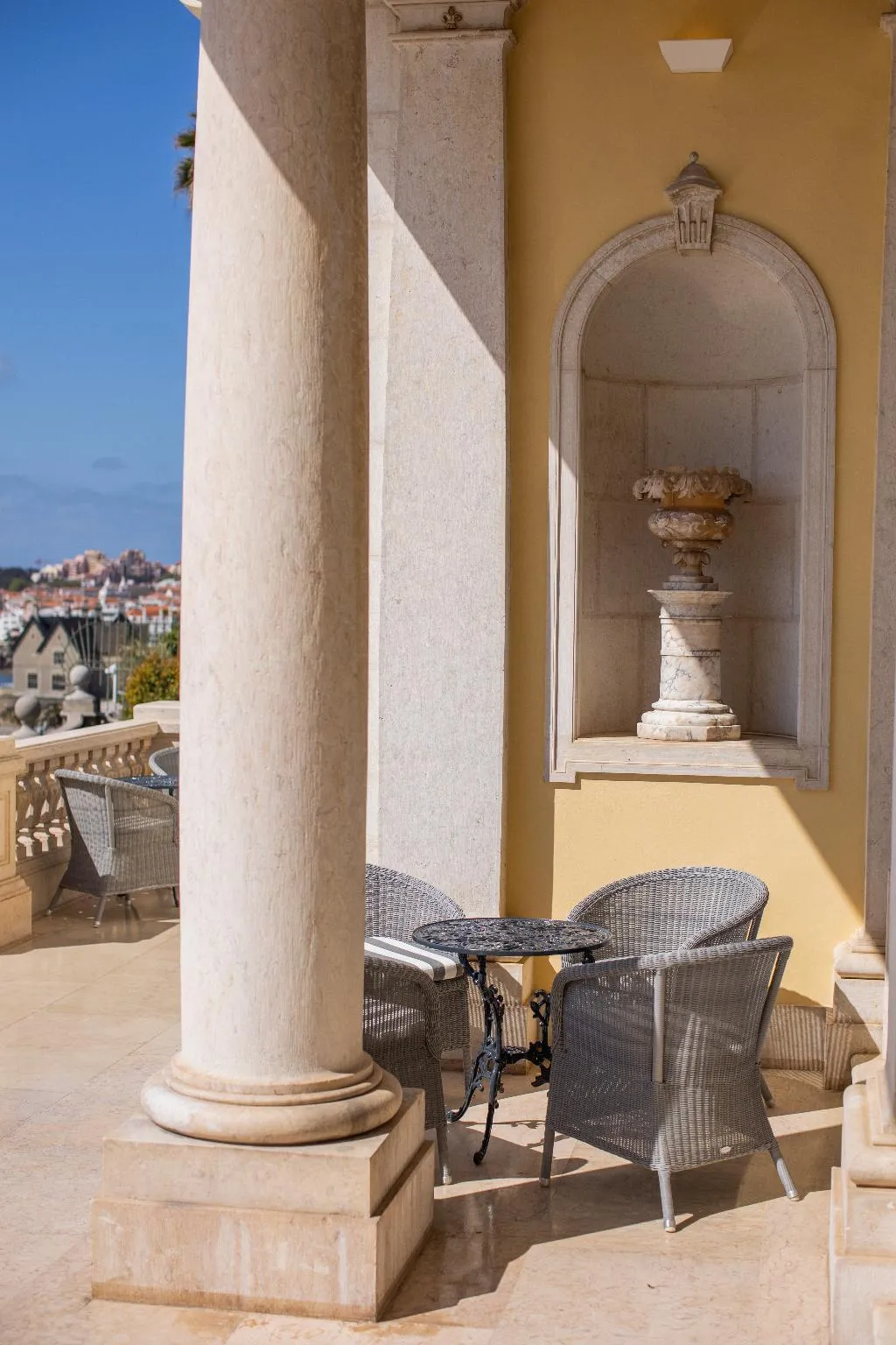 Terrace, Estoril Vintage Hotel, Lisbon