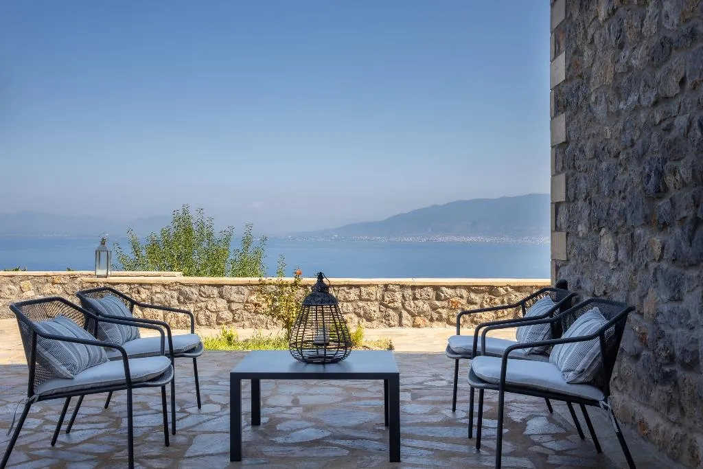 VILLA WITH PRIVATE POOL Room, Searocks Exclusive Village, Kalamata