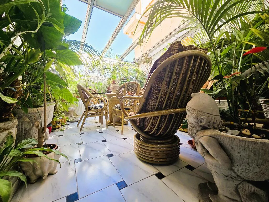 Terrace, Hostal Hispano-Argentino Gran Via, Madrid