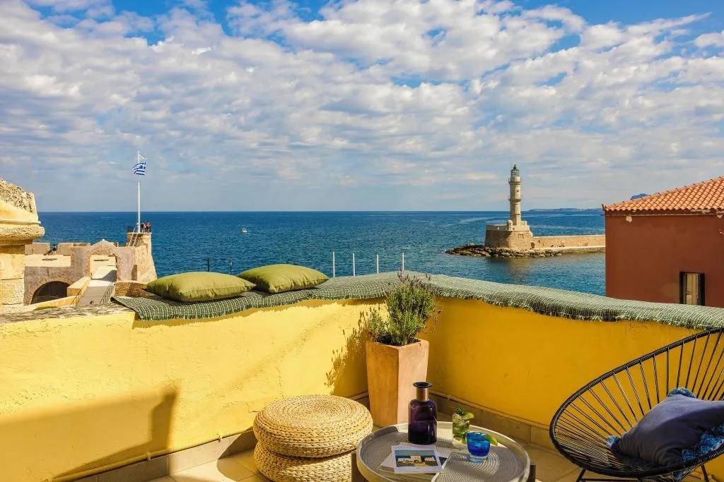 Terrace, Alcanea Boutique Hotel, Crete